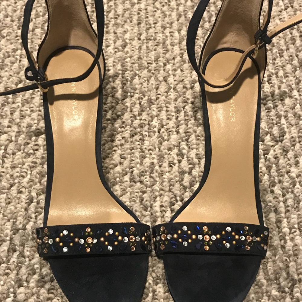 Blue Suede Heels